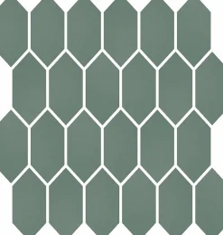 Mosaiikkilaatta Pukkila Natura Victoria PORTLAND, matta, tasapintainen, lasikuituverkolla, 9.6x4.4cm
