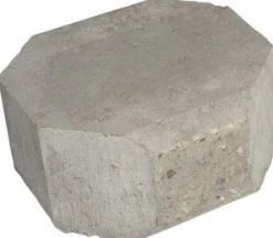 Muurikivi Rudus Aitakivi kansipääty 200x200x100 mm sileä harmaa
