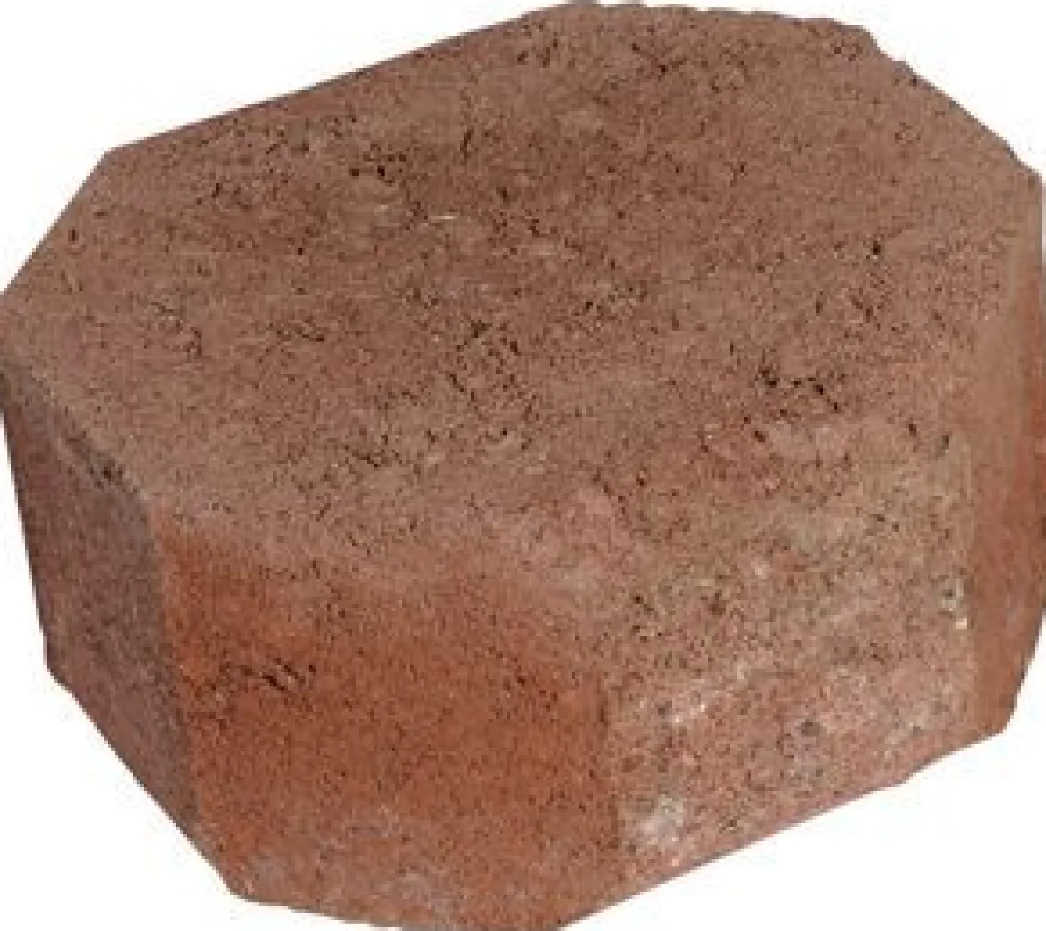 Muurikivi Rudus Aitakivi kansipääty 200x200x100 mm sileä punainen