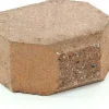 Muurikivi Rudus Aitakivi kansipääty 200x200x100 mm sileä hiekanruskea