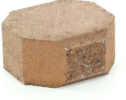 Muurikivi Rudus Aitakivi kansipääty 200x200x100 mm sileä hiekanruskea
