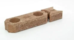 Muurikivi Rudus Aitakivi peruspari 560x200x100 mm sileä hiekanruskea