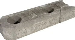 Muurikivi Rudus Aitakivi peruspari 560x200x100 mm sileä harmaa