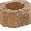 Muurikivi Rudus Aitakivi päätykivi 200x200x100 mm sileä hiekanruskea