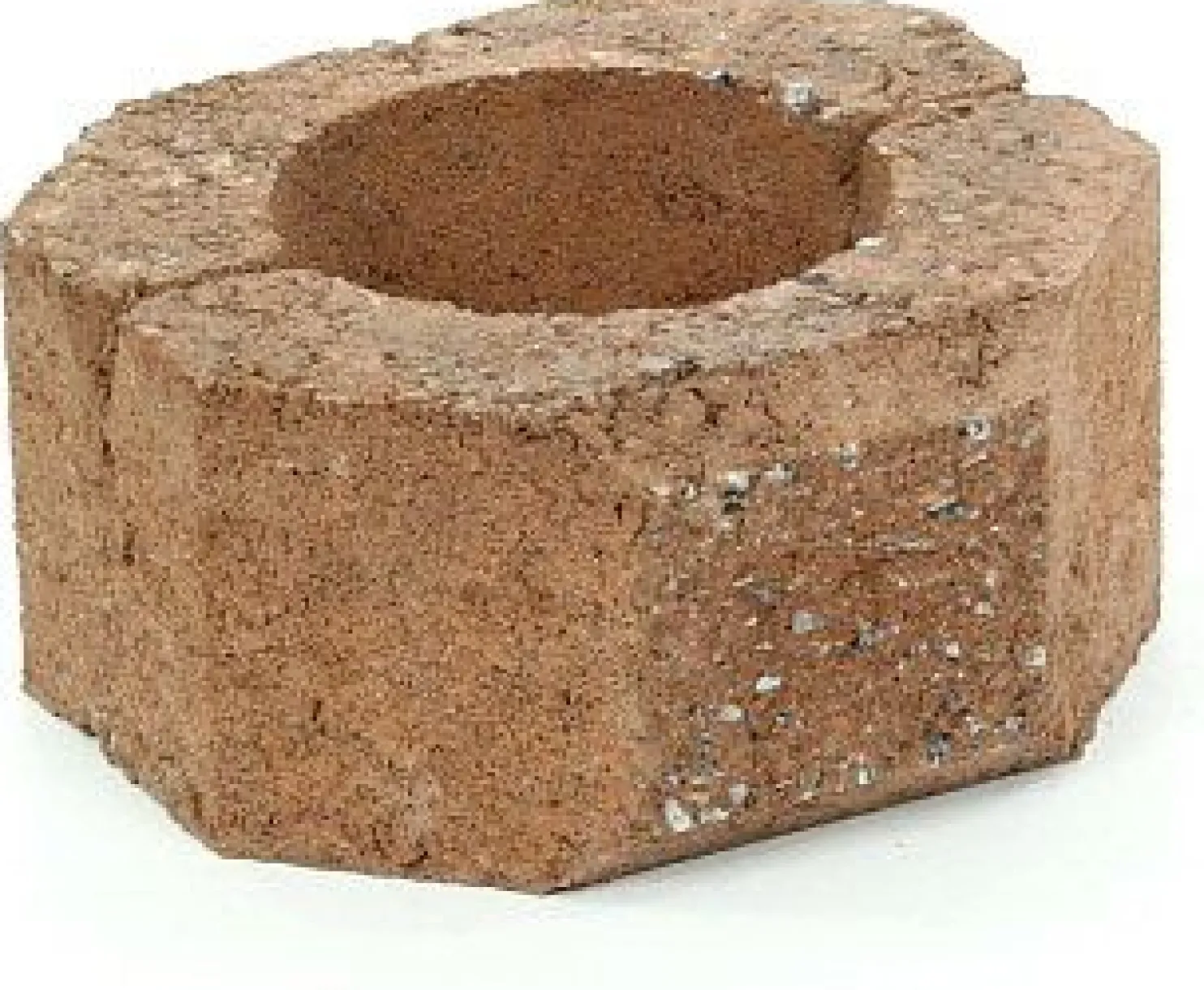Muurikivi Rudus Aitakivi päätykivi 200x200x100 mm sileä hiekanruskea