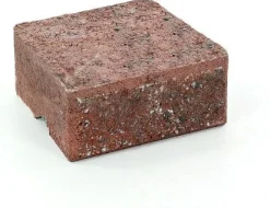 Muurikivi Rudus Muurikko kansikivi 235x235x100 mm sileä punamusta