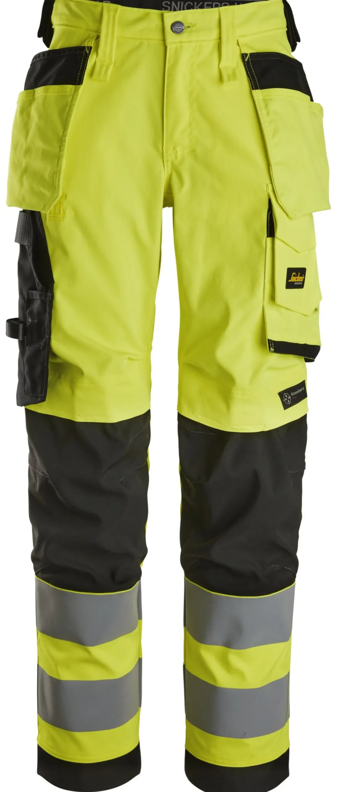 Naisten riipputaskuhousut Snickers Workwear 6743 High-Vis Stretch lk2