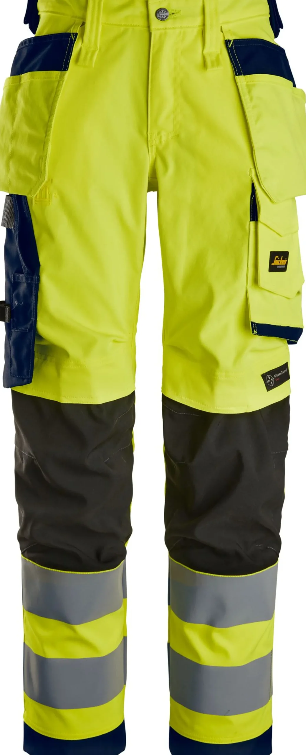 Naisten riipputaskuhousut Snickers Workwear 6743 High-Vis Stretch lk2