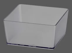 Nelikulmainen laatikko Elfa Utility Home 98x48x98 mm läpinäkyvä