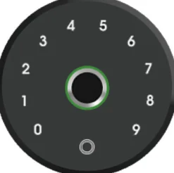 Näppäimistö Celotron A1 PRO+ älylukolle, sormenjälkitunnistimella