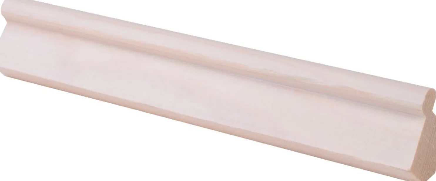 Nurkkalista Maler SPA 25x25x2700mm saunasuojattu mänty kuultovalkoinen