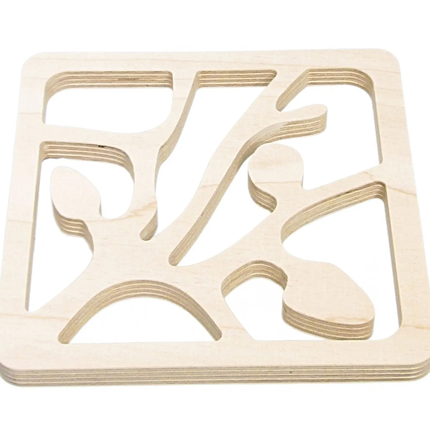 Pannunalunen Pinetta 17x17 cm koivuvaneri