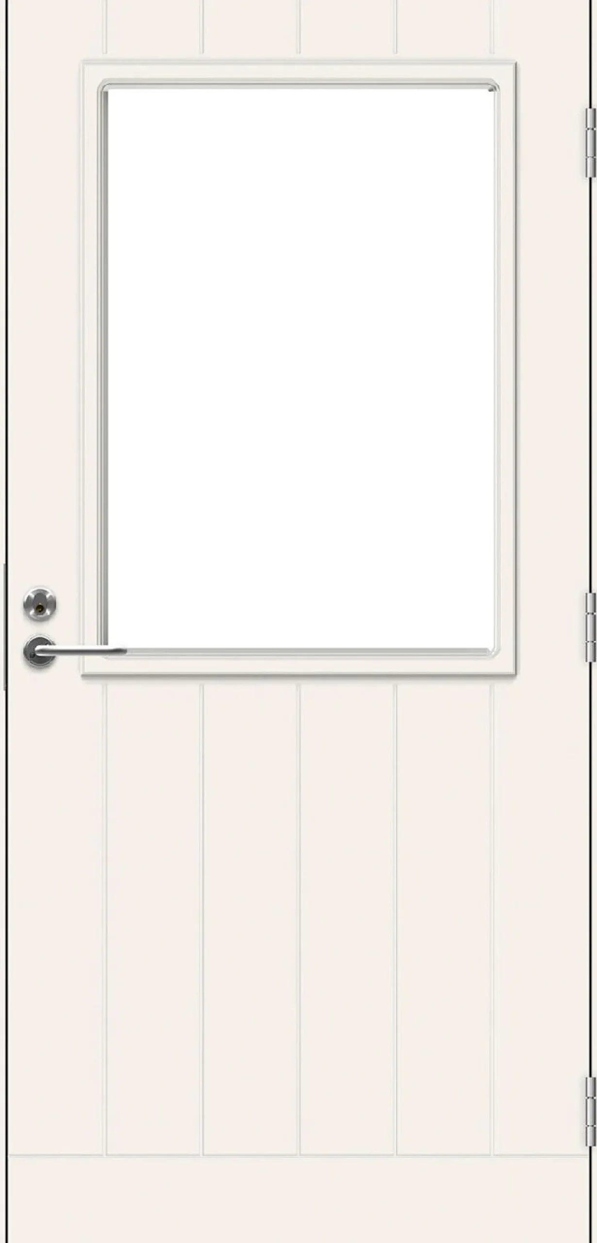 Parvekeovi Swedoor Balcony Eco Brahms 9x21 W12 karmi 130mm valkoinen oikeakätinen