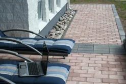 Patiokivi 280x140x60 mm patinoitu iso musta