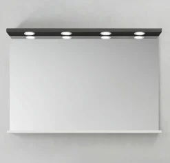 Peili Hafa Store 1200x700 mm spoteilla antrasiitti