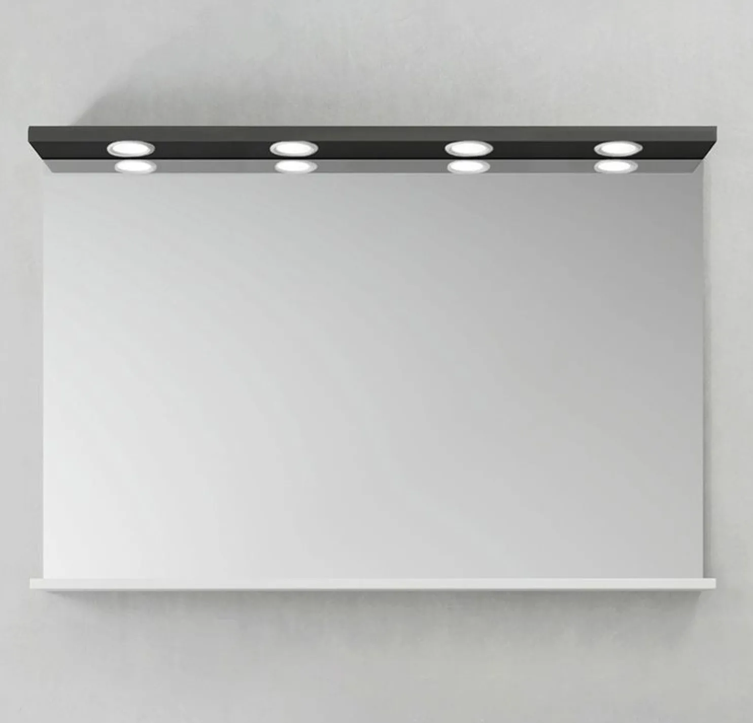 Peili Hafa Store 1200x700 mm spoteilla antrasiitti