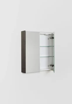 Peilikaappi LED-valolla Hafa Shift, 600x146mm, pistorasia oikea, eri värejä