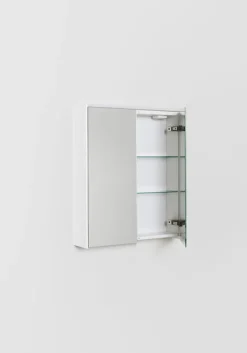 Peilikaappi LED-valolla Hafa Shift, 600x146mm, pistorasia oikea, eri värejä