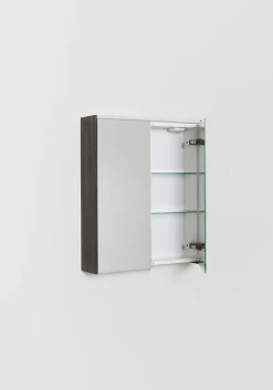 Peilikaappi LED-valolla Hafa Shift, 600x146mm, pistorasia oikea, eri värejä