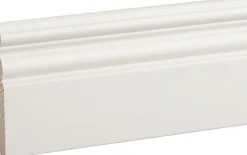 Peitelista/jalkalista Siparila Kumpu 15x92 mm puhtaanvalkoinen