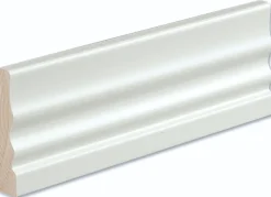 Peitelista/jalkalista Siparila Kinos 15x70x3600 mm puhtaanvalkoinen 5 kpl/pak