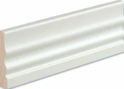 Peitelista/jalkalista Siparila Kinos 15x90x3600 mm puhtaanvalkoinen 5 kpl/pak