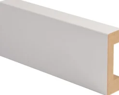 Peitelista johtouralla Maler 19x58x2200mm MDF valkoinen