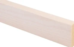 Peitelista Maler Aava 12x42x2200mm mänty valkolakattu