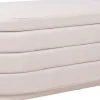 Penkki Home4You HIRO 104x44xK44 cm, valkoinen, säilytystilalla