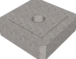 Perustuslaatta Lakka, 350x350x100mm