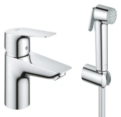 Pesuallashana Grohe Start Edge korkeampi virtaama bideesuihkulla