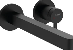 Pesuallashana Hansgrohe Finoris piiloasennus seinään juoksuputki 22,8 cm, mattamusta