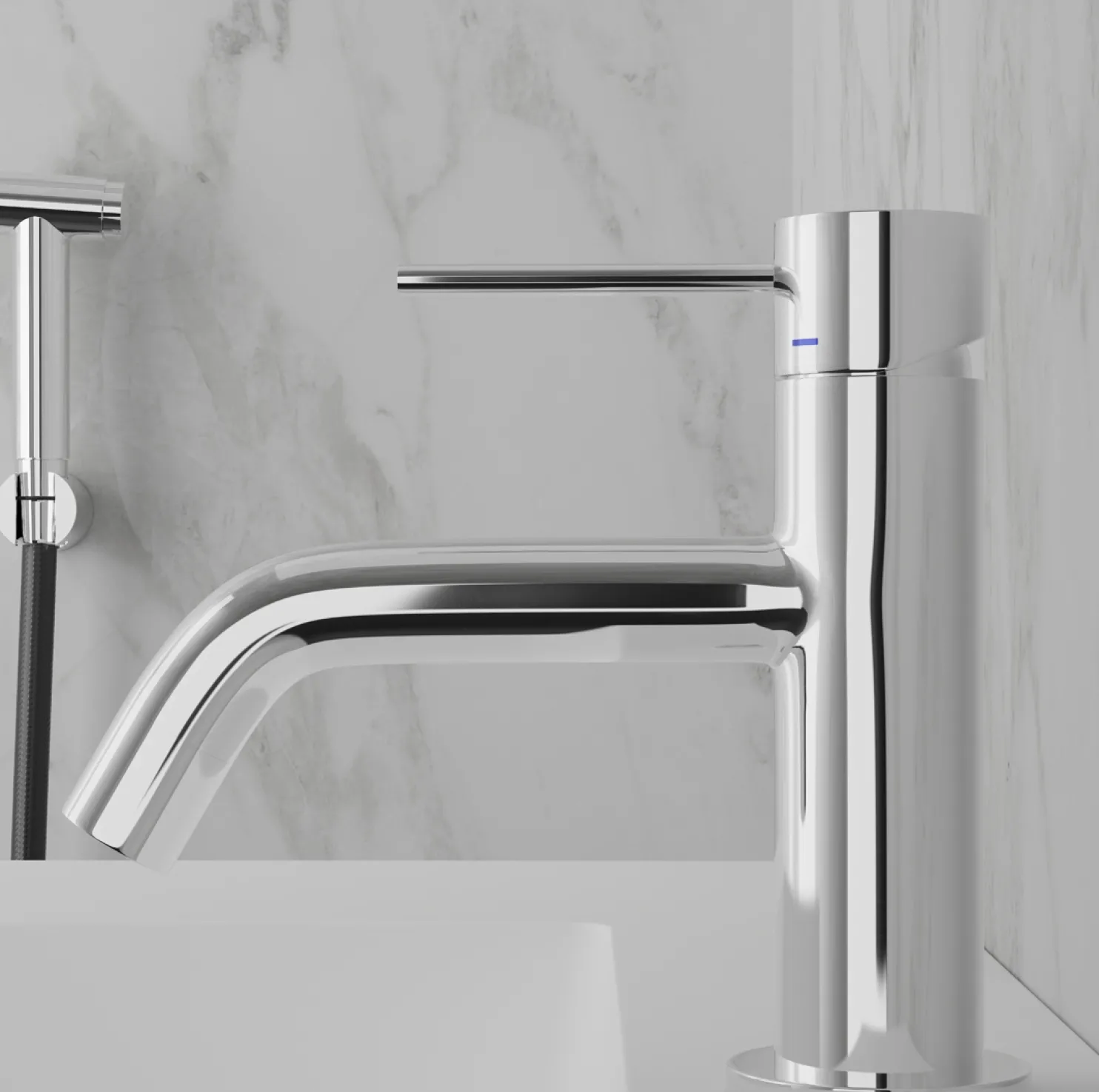 Pesuallashana Scandtap Voyage B Classic, bideesuihkulla, teräs