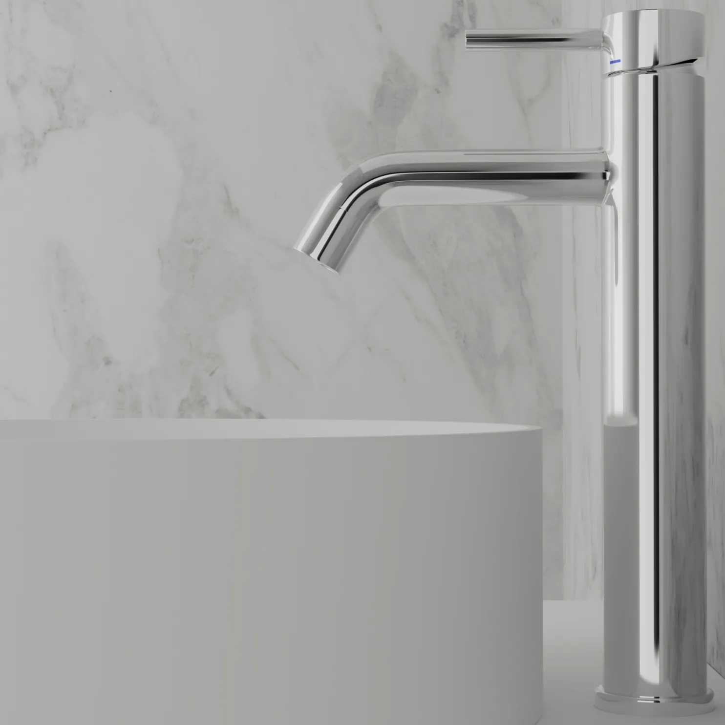 Pesuallashana Scandtap Wave High Classic, ruostumaton teräs