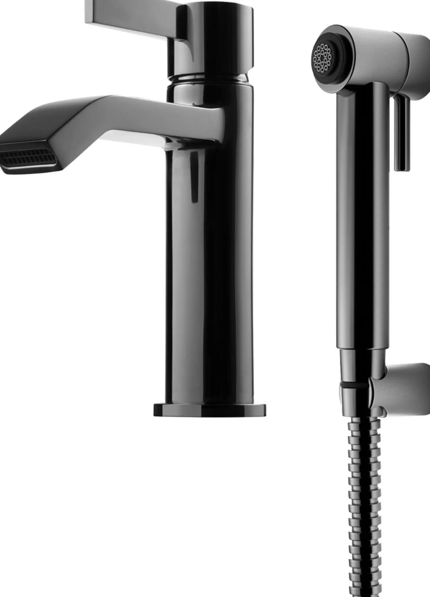 Pesuallashana Tapwell Arman ARM069 Black Chrome käsisuihkulla