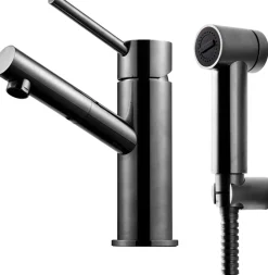 Pesuallashana Tapwell BI069 Black Chrome, bideesuihkulla, musta kromi