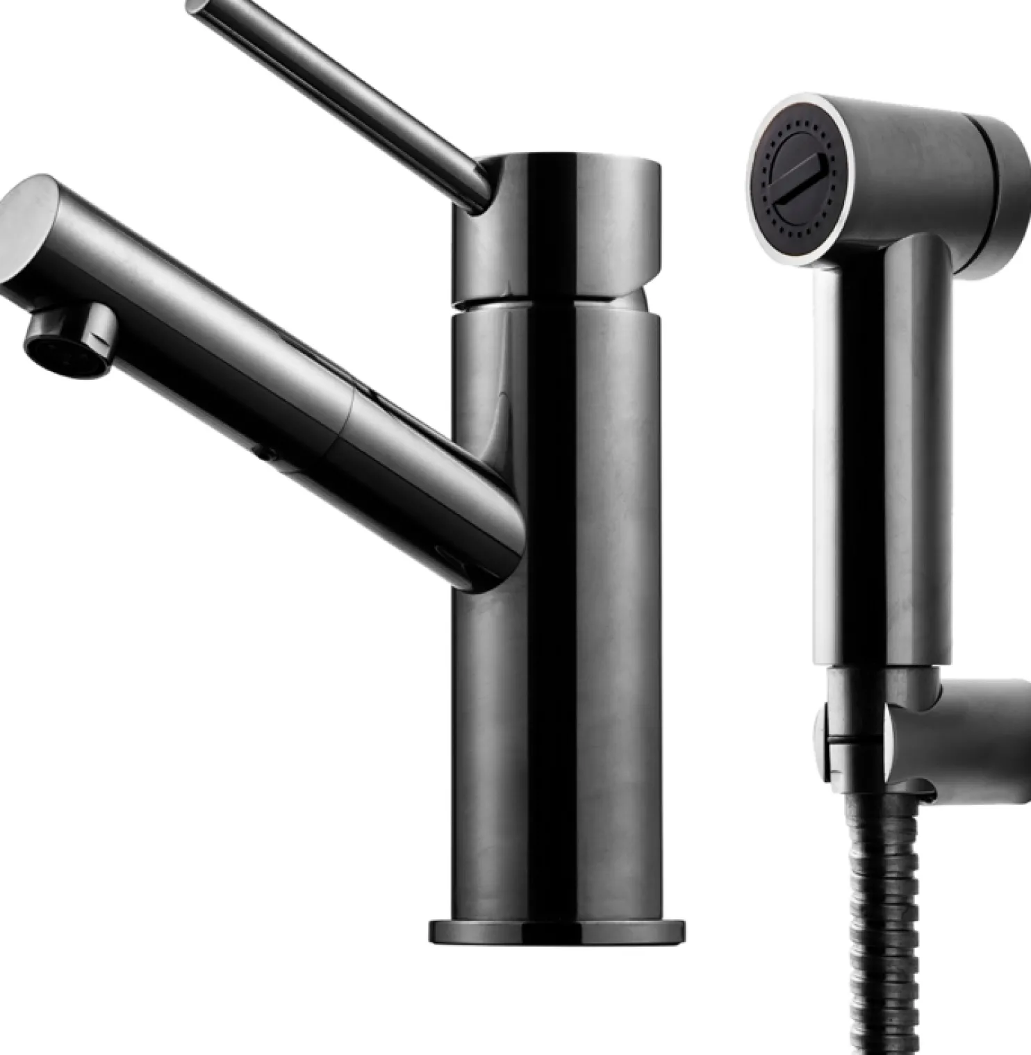 Pesuallashana Tapwell BI069 Black Chrome, bideesuihkulla, musta kromi
