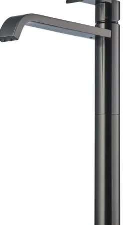 Pesuallashana Tapwell VIC081 Brushed Black Chrome, korkea malli, harjattu musta kromi