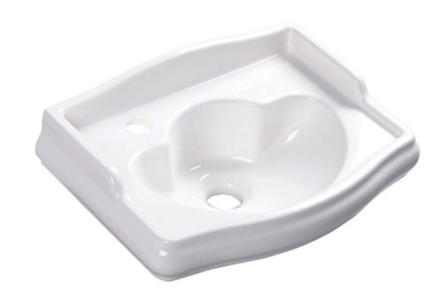 Pesuallas Kerasan Retro 1033 L 410x320mm hanareikä vasemmalla