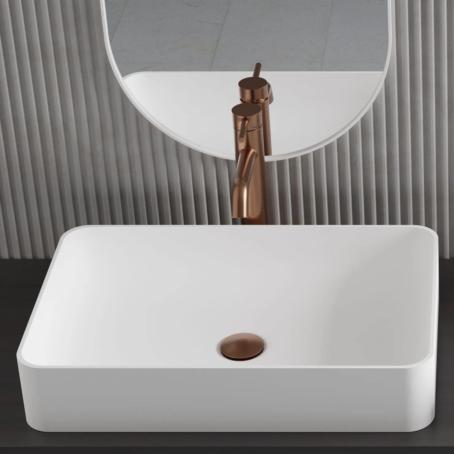 Pesuallas Scandtap Solid Surface S2