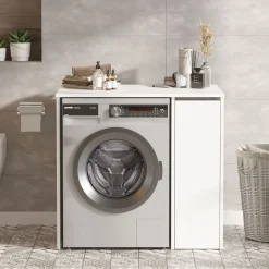 Pesukonepöytä Linento Furniture SA1 60 cm valkoinen