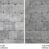 Pihakivi Benders Labyrint/Troja Antik Puolikivi 105x140x50 mm harmaa sekoitus