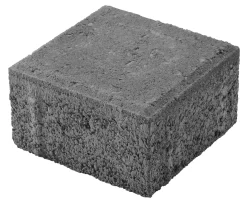Pihakivi Lakka Nupukivi 60 138 x 138 mm musta