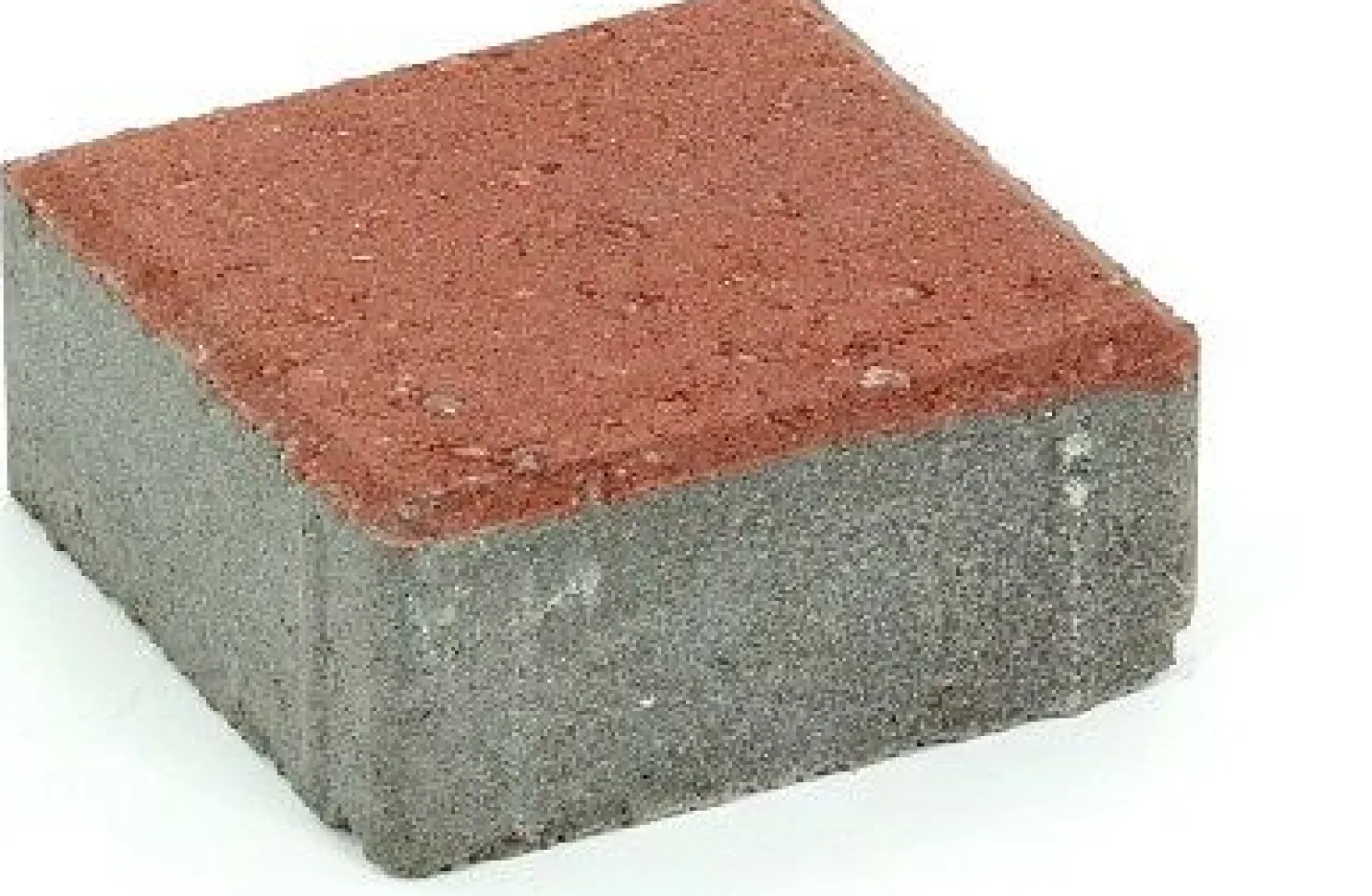 Pihakivi Rudus Kartanonoppa 60 138x138x60 mm sileä punainen