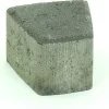 Pihakivi Rudus Klassikko iso kaarre 80 110x115x80 mm sileä musta