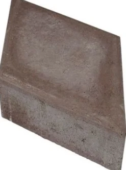 Pihakivi Rudus Rombakivi 80 334x197x80 mm sileä ruskea
