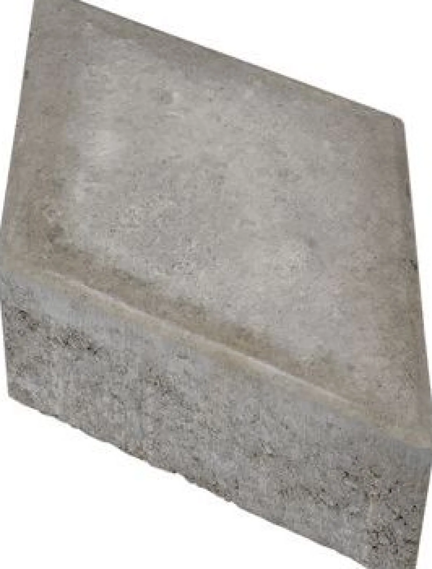 Pihakivi Rudus Rombakivi 80 334x197x80 mm sileä harmaa