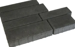 Pihakivisarja Rudus Piano-kivet 80 mm sileä musta