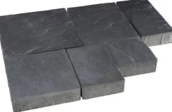 Pihakivisarja Rudus Roomalaiset pienet kivet 80 mm profiloitu musta