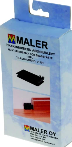 Pikakiinnikkeen asennuslevy Maler